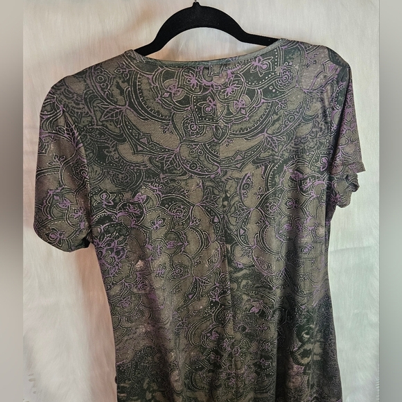 Noracora Stormy Skies High-Low Jersey Dress w/ Pockets - Picture 5 of 8